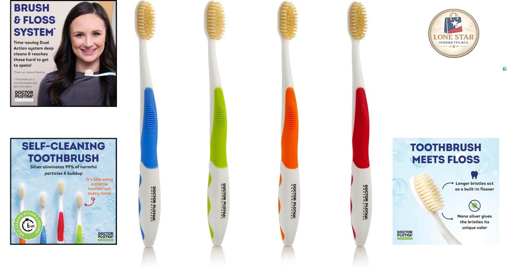 Soft Gentle Toothbrush for Sensitive Gums - Effective Plaque Removal