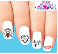 Waterslide Nail Decals Set of 20 Stranger Things Hellfire Club Nail Art