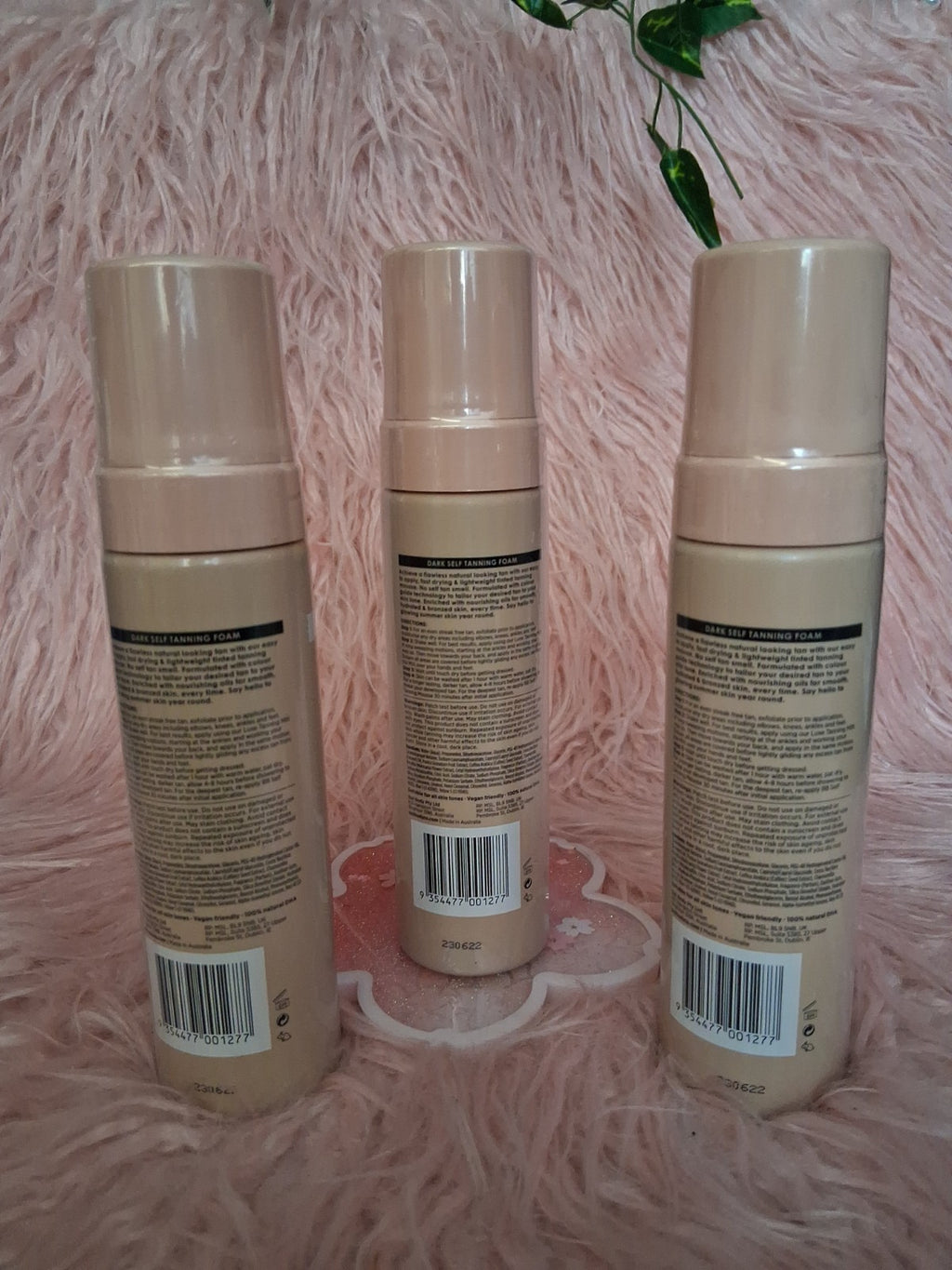 Self Tanning Mousse Dark - 3 Pack, 6.7 fl oz Each, Sunless Tan