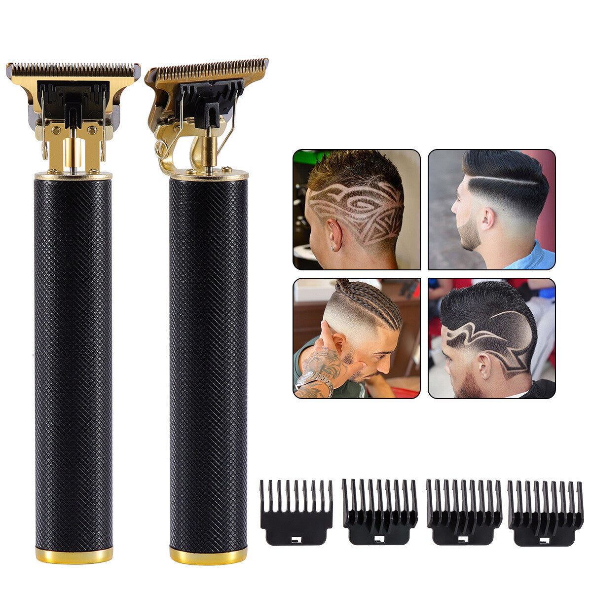 Cordless Hair Trimmer with T-Blade, Wireless Portable Grooming Tool