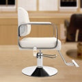 Adjustable 360° Rotatable Barber Salon Chair with Footrest, Heavy-Duty