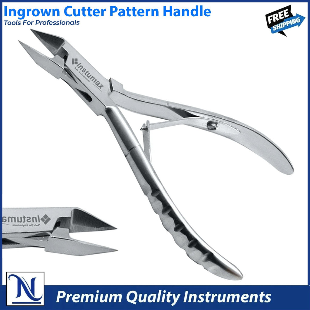 Professional Ingrown Toenail Nipper - Fine Point Precision Cutter for Thick & Curved Nails