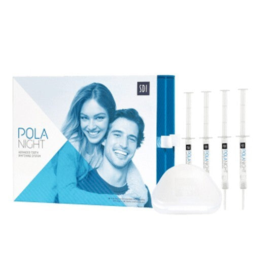 Polish Night Tooth Whitening Mini Kit - 16% or 22% Concentration, 4-Pack, 1.3g