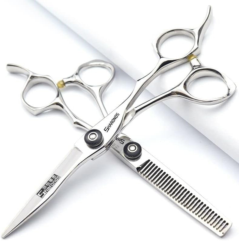 Professional Hairdressing Shears, 6-Inch Stainless Steel Hair Thinning Scissors