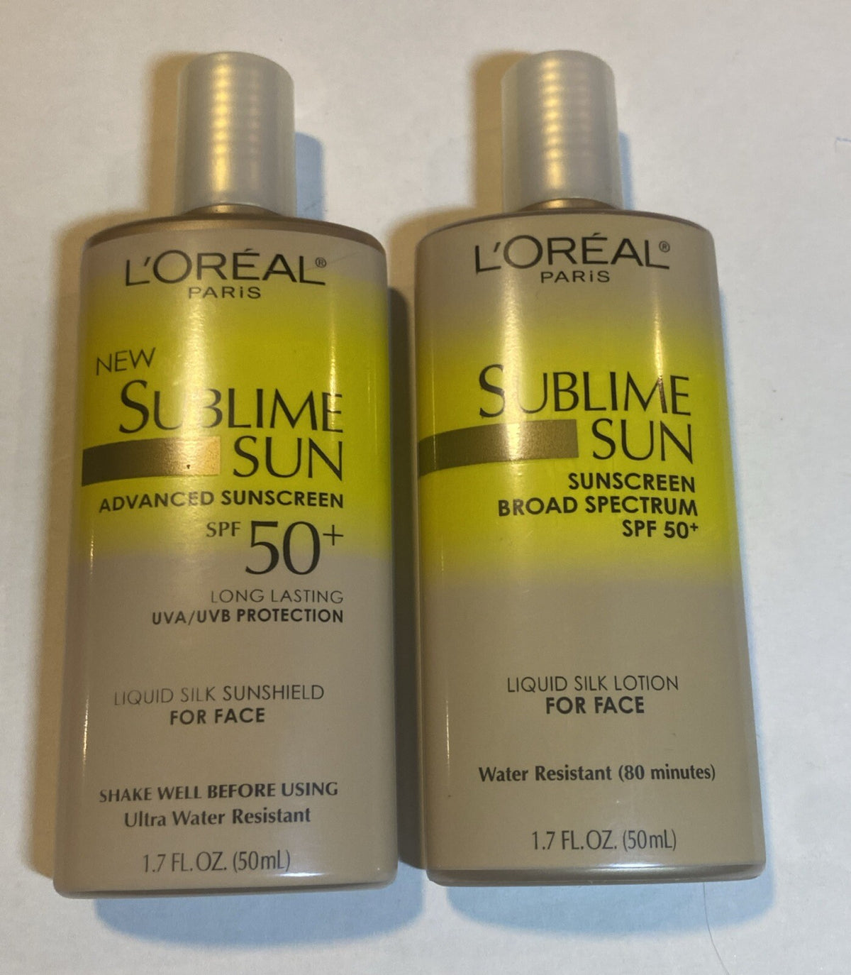 SPF 50+ Sunscreen Lotion - L'Oréal Sublime Sun Advanced 2 Pack