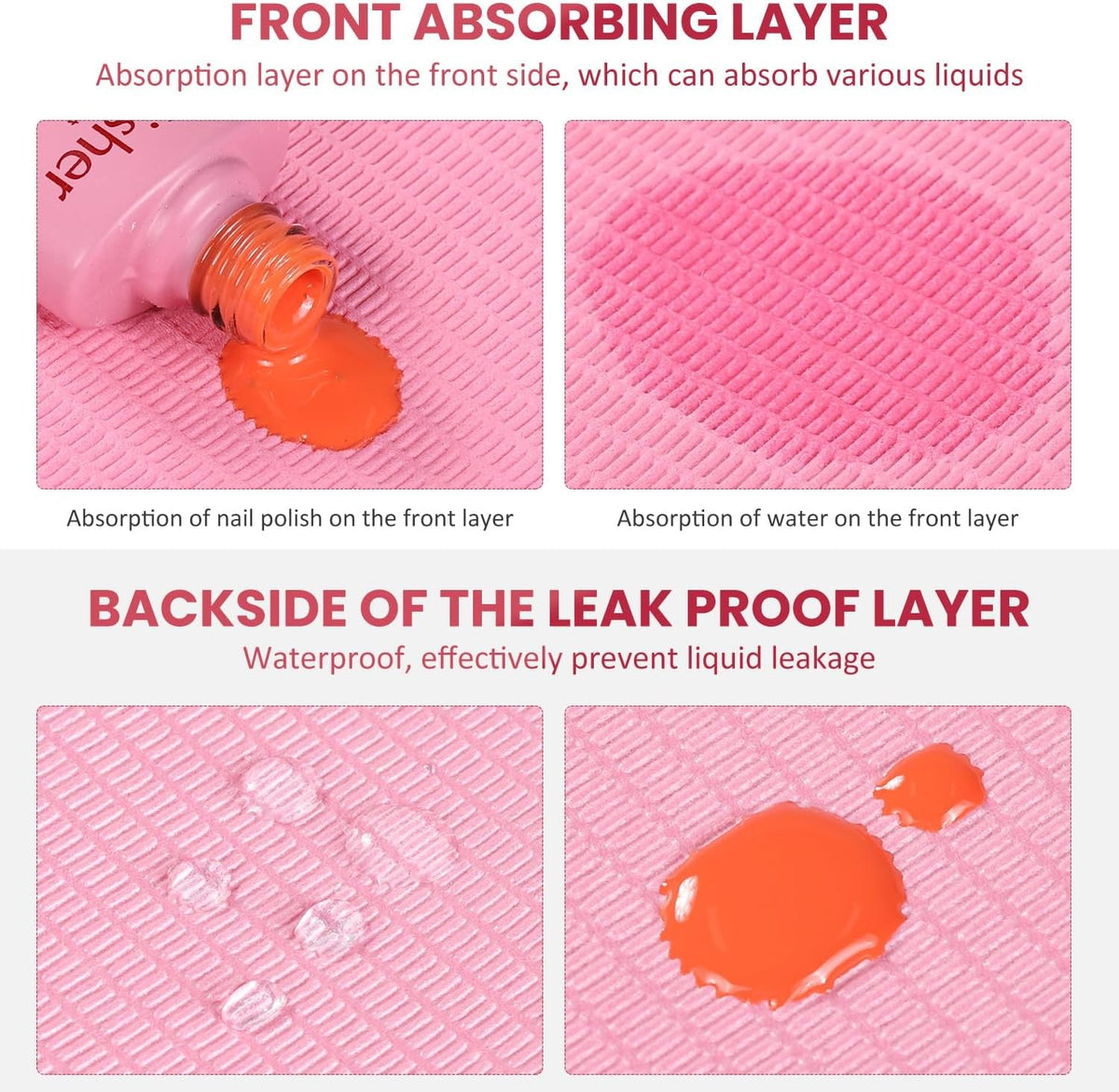 Disposable Nail Practice Mats 20 Pieces - Waterproof Double-Sided Nail Art Sheets