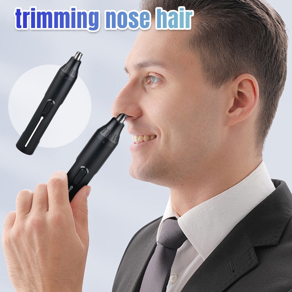 4-in-1 Electric Nose Ear & Eyebrow Trimmer Grooming Kit USB Rechargeable