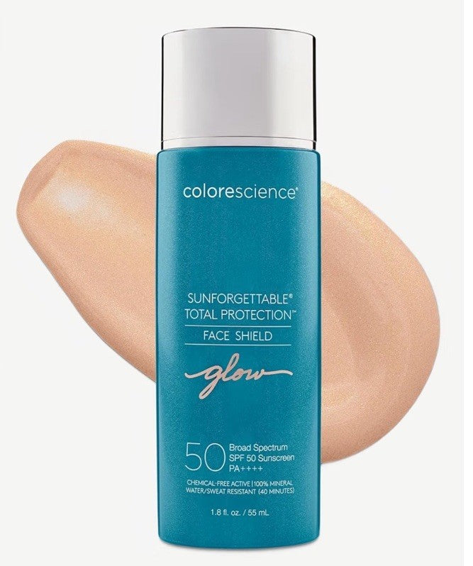 SPF 50 Face Shield Sun Protection with Glow - 1.8 fl oz