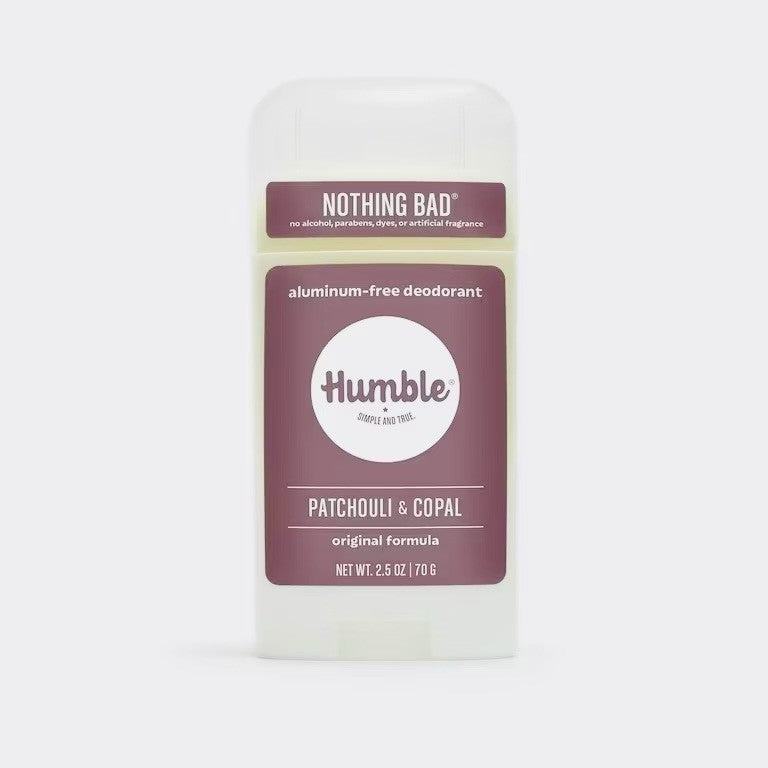 Aluminum-Free Deodorant Patchouli & Copal Natural Unisex 2.5oz