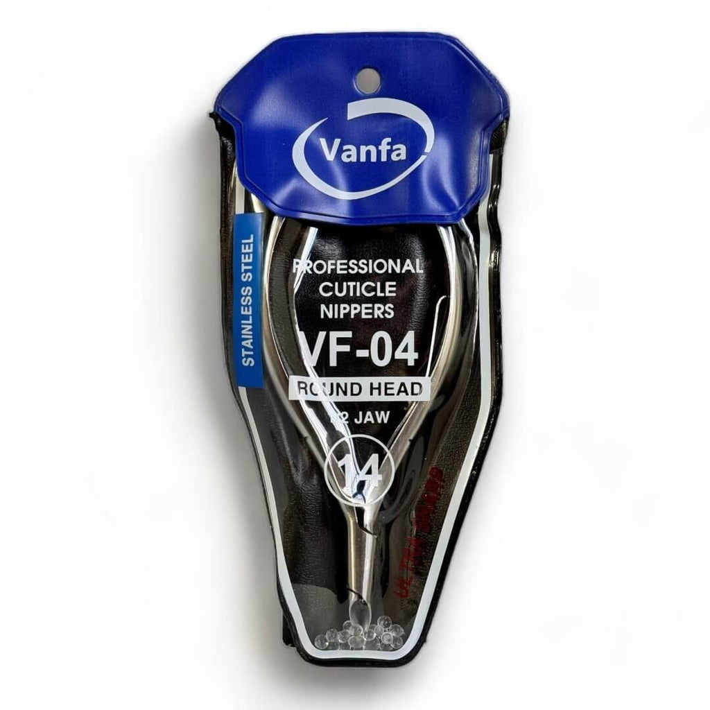 Vanfa Stainless Steel Round Head Cuticle Nippers VF04 - Nail Care Tool