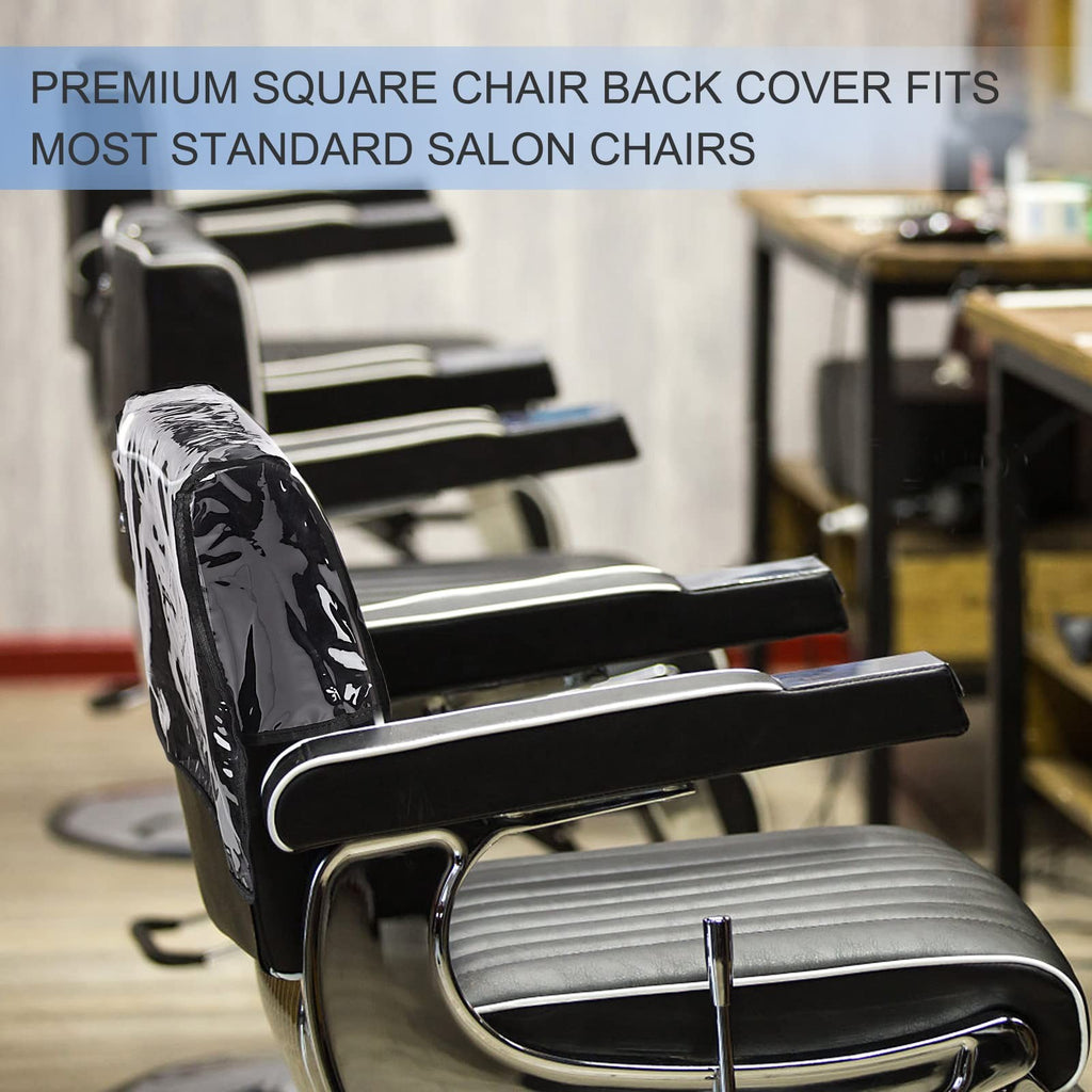 Salon Chair Back Protector Cover Waterproof Clear Vinyl