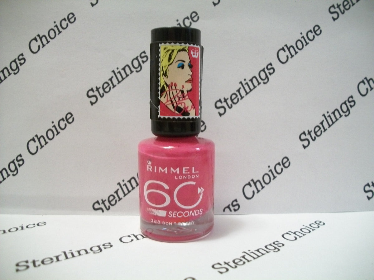 Fast-Drying Nail Polish #323 Don't Be Shy - 60 Seconds, One Coat