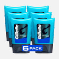 Sensitive Skin Aftershave Gel - Light Fragrance, 6 Pack 2.5 oz