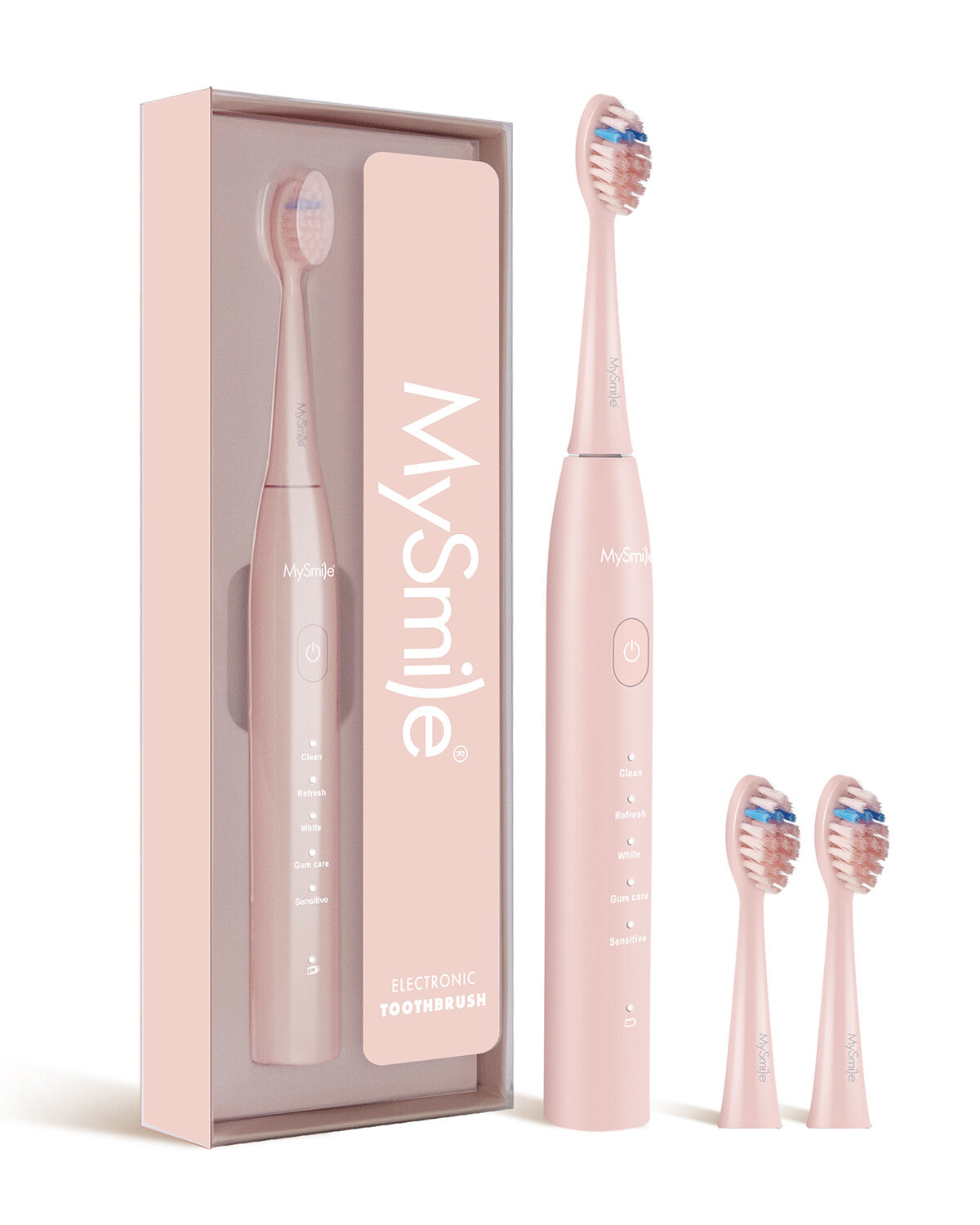 Sonic Electric Toothbrush with 5 Modes & 3 Brush Heads - Waterproof Rechargeable