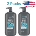Dove Men+Care Body & Face Wash 30 oz Pack of 2 - Hydrating & Refreshing