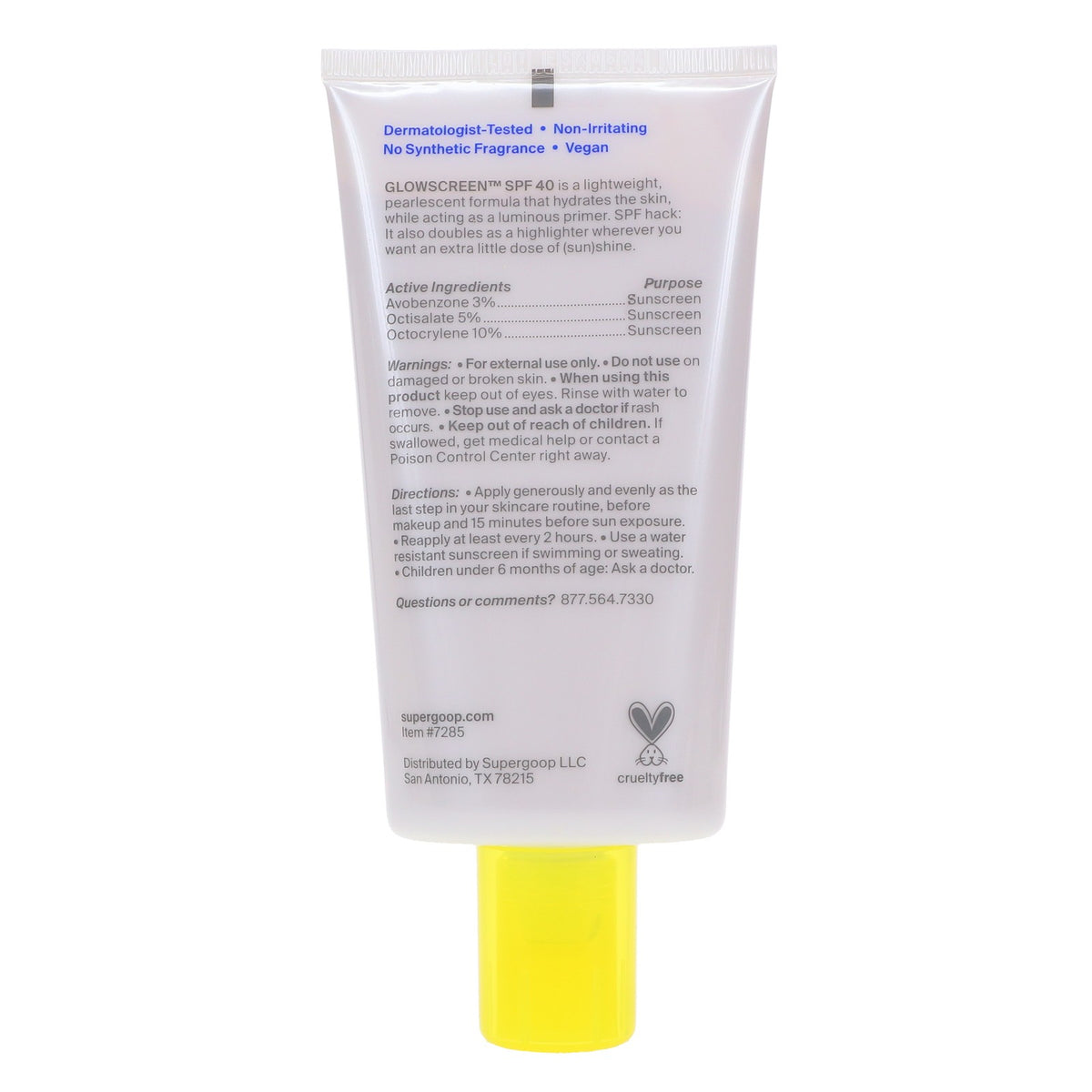Supergoop! Glowscreen Sunrise SPF 40 Hydrating Sunscreen 2.5 oz