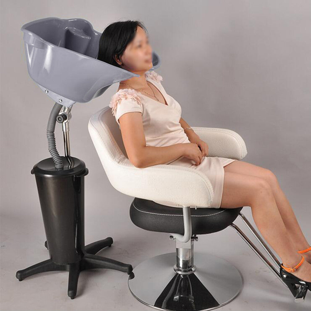 Portable Hair Wash Basin for Salon Spa & Home Use with Adjustable Water Container