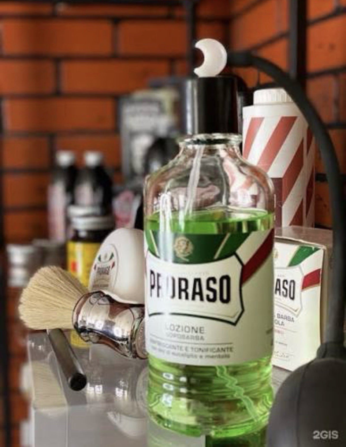 Proraso Aftershave Lotion Green Eucalyptus Menthol 400ml with Atomizer