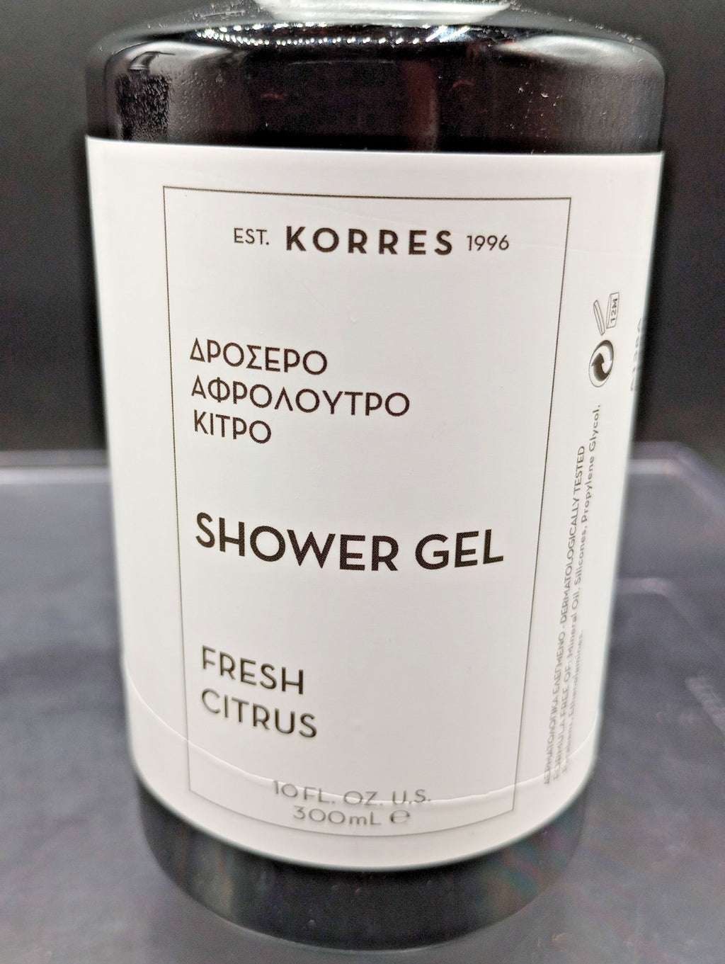 Korres Fresh Citrus Shower Gel 10 fl oz – Pack of 2