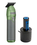 Professional Trimmer with Battery & Charger - Matte Green Limited Edition