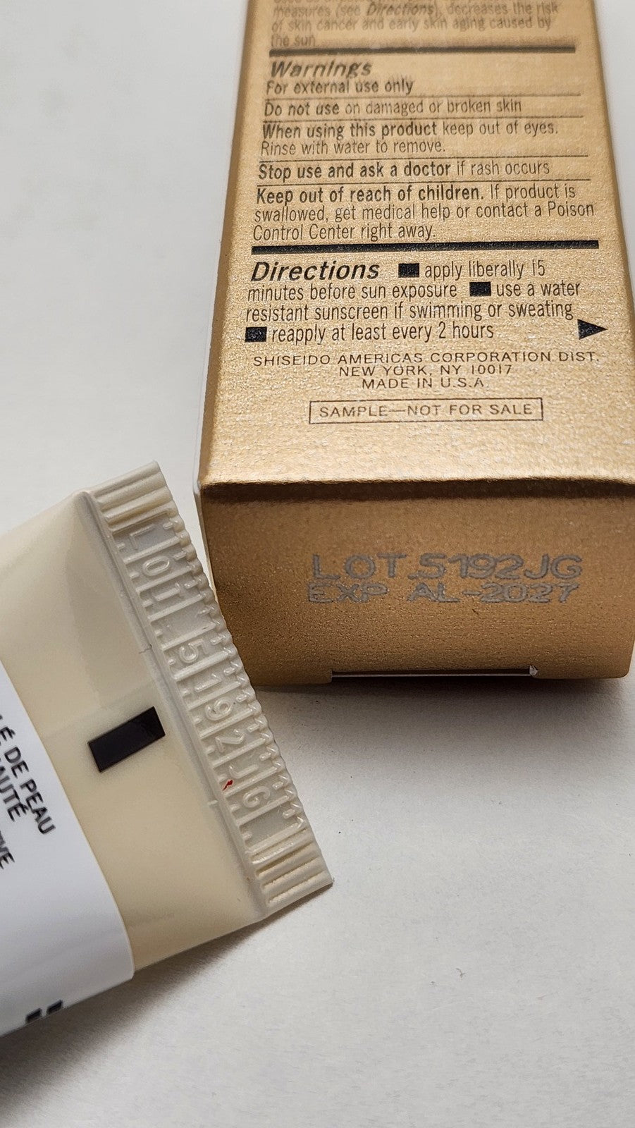SPF 50+ Broad Spectrum Sunscreen Sample for Face - 8mL