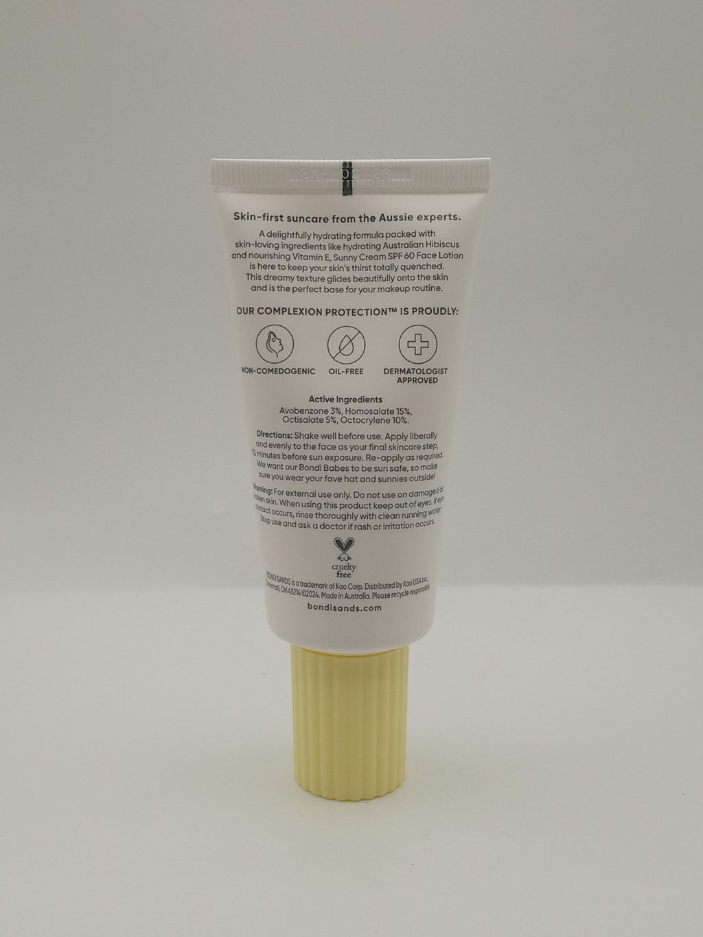 Bondi Sands SPF 60 Face Sunscreen Lotion Hydrating Face Protector 1.69 Oz