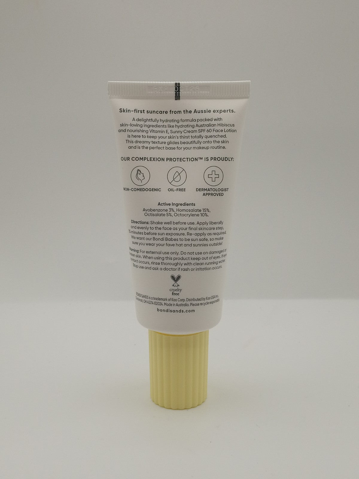 Bondi Sands SPF 60 Face Sunscreen Lotion Hydrating Face Protector 1.69 Oz