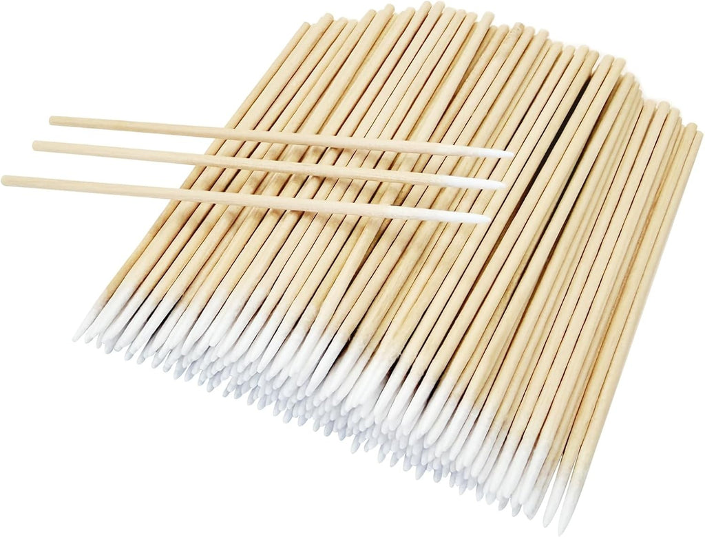 200PCS Pointed Cotton Swabs with Wooden Handles for Nail Art and Beauty