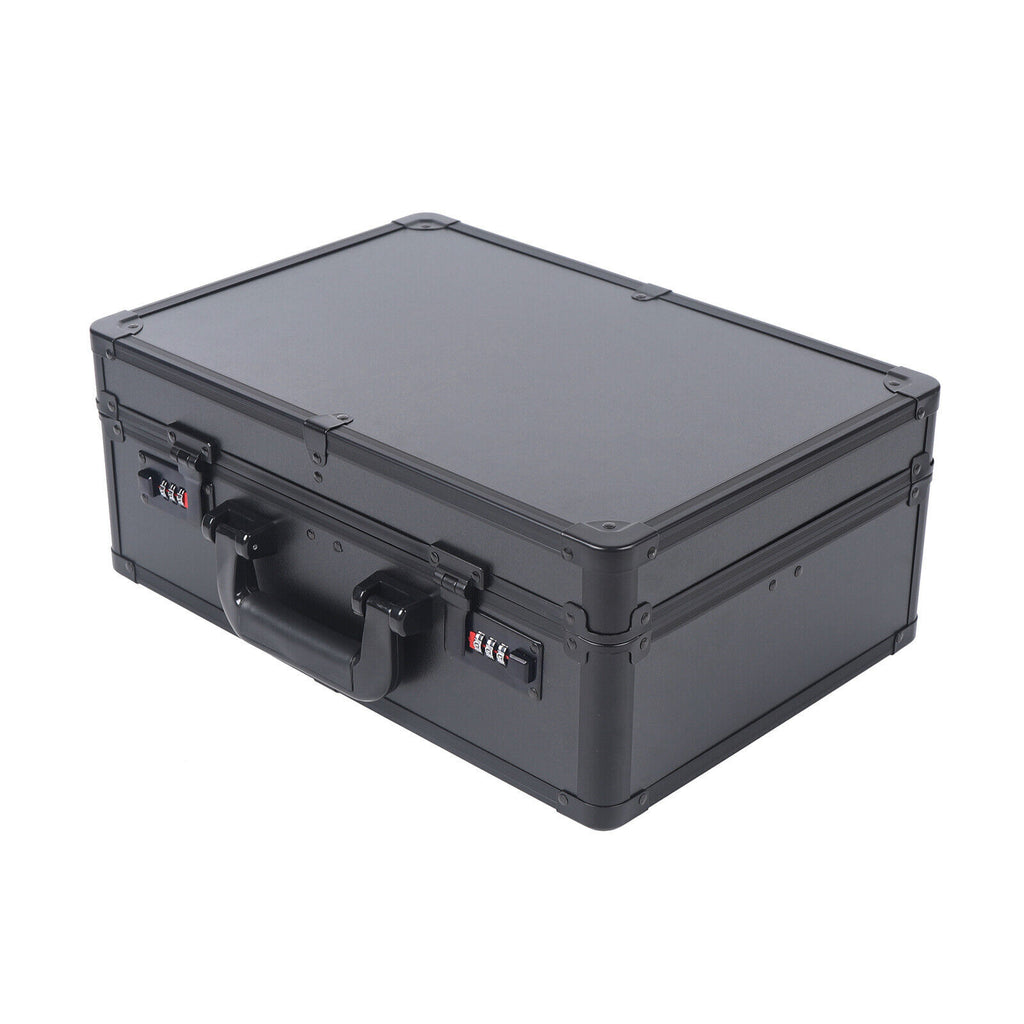 Portable Barber Styling Tool Case with Locking Compartments for Travel