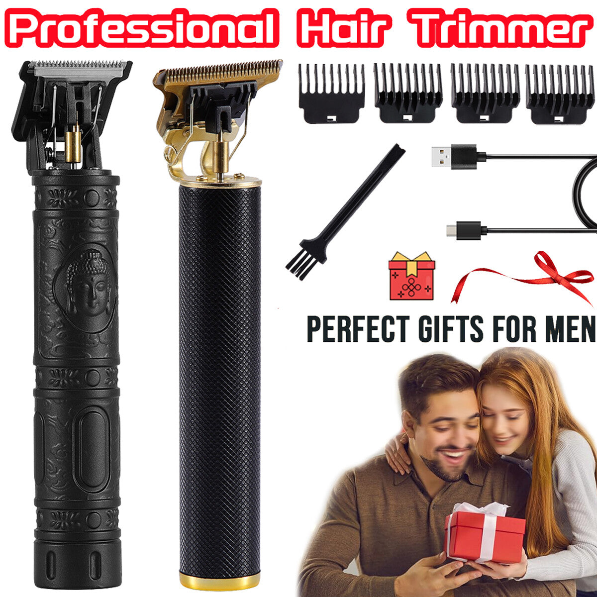 Cordless Professional Hair Clippers Trimmer for Beard & Hair Cutting