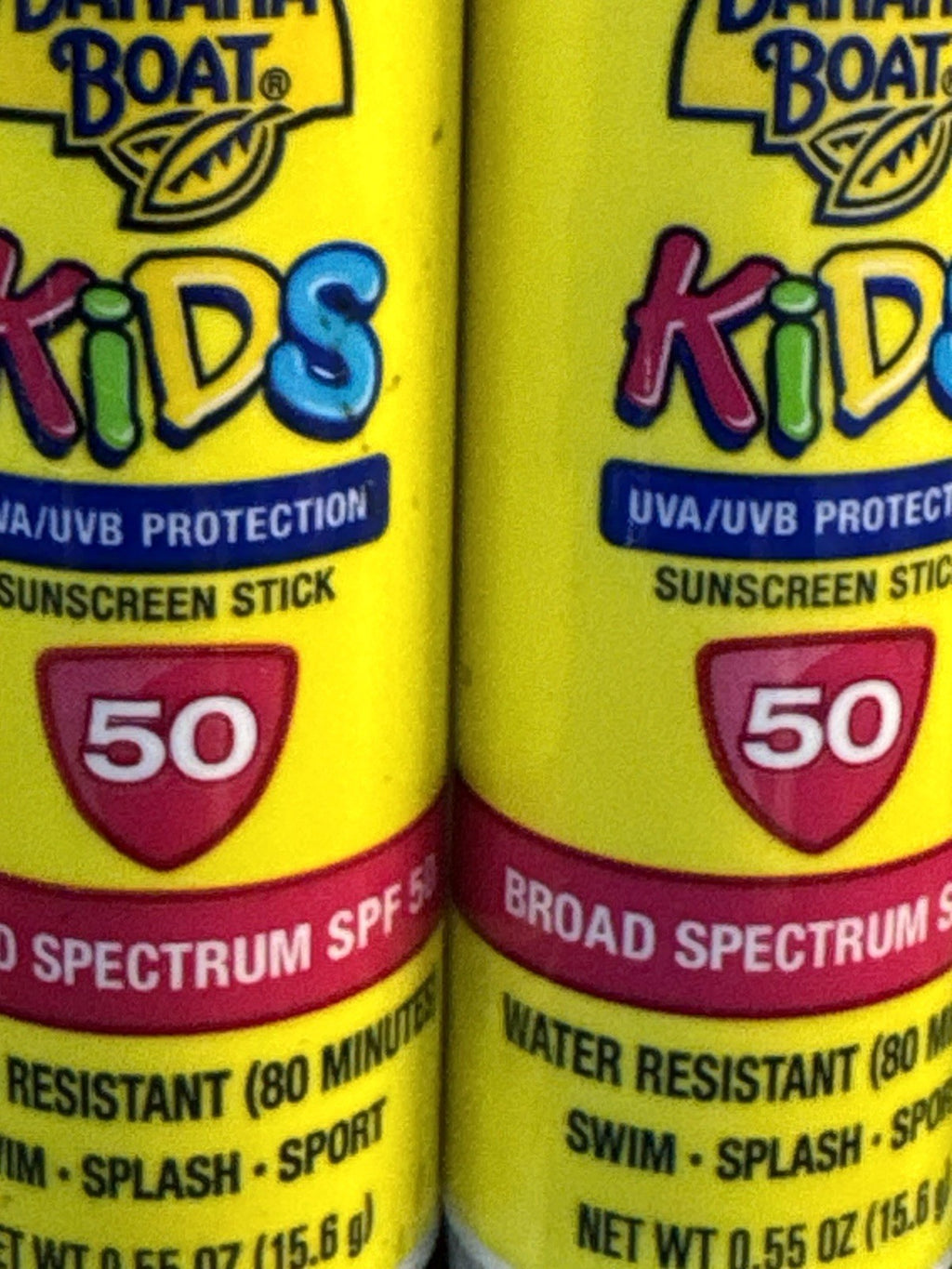 Kids SPF 50 Sunscreen Stick Pack - 4 Sealed 0.55oz Each