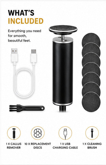 Electric Callus Remover Foot Sander Pedicure Tool with Speed Control