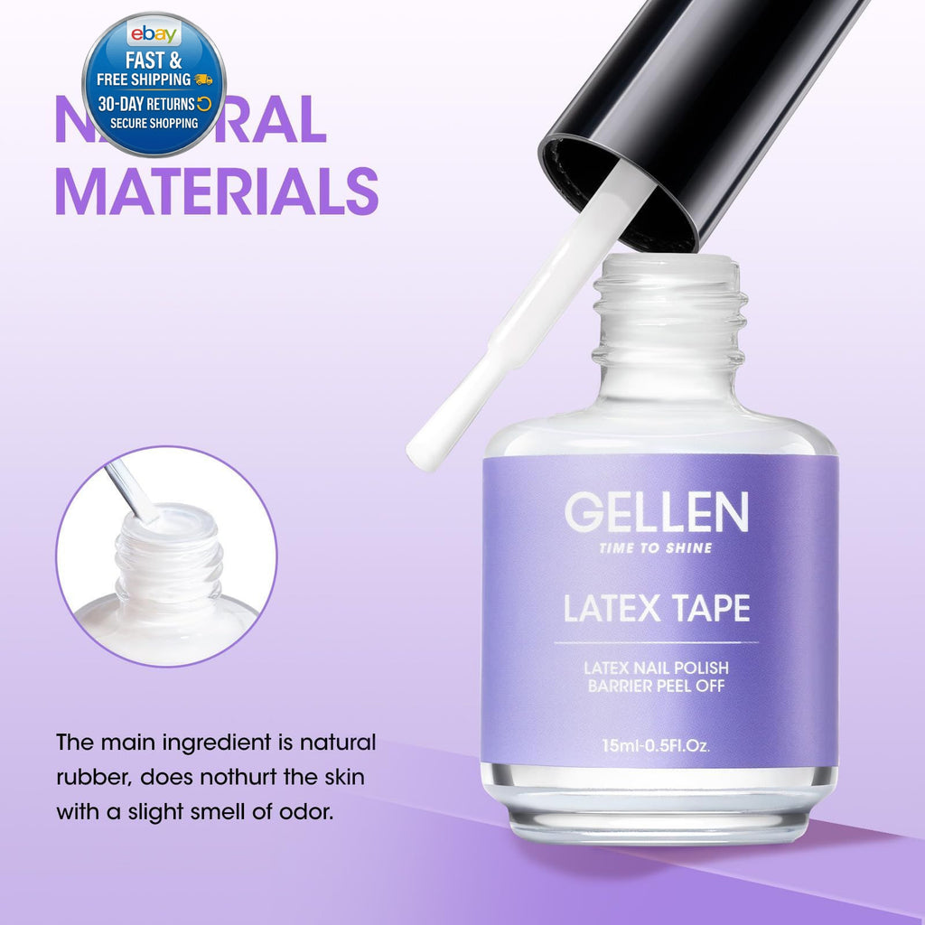 Liquid Latex for Nails 2 Pack, Peel Off Barrier for Nail Art, 1 Fl Oz