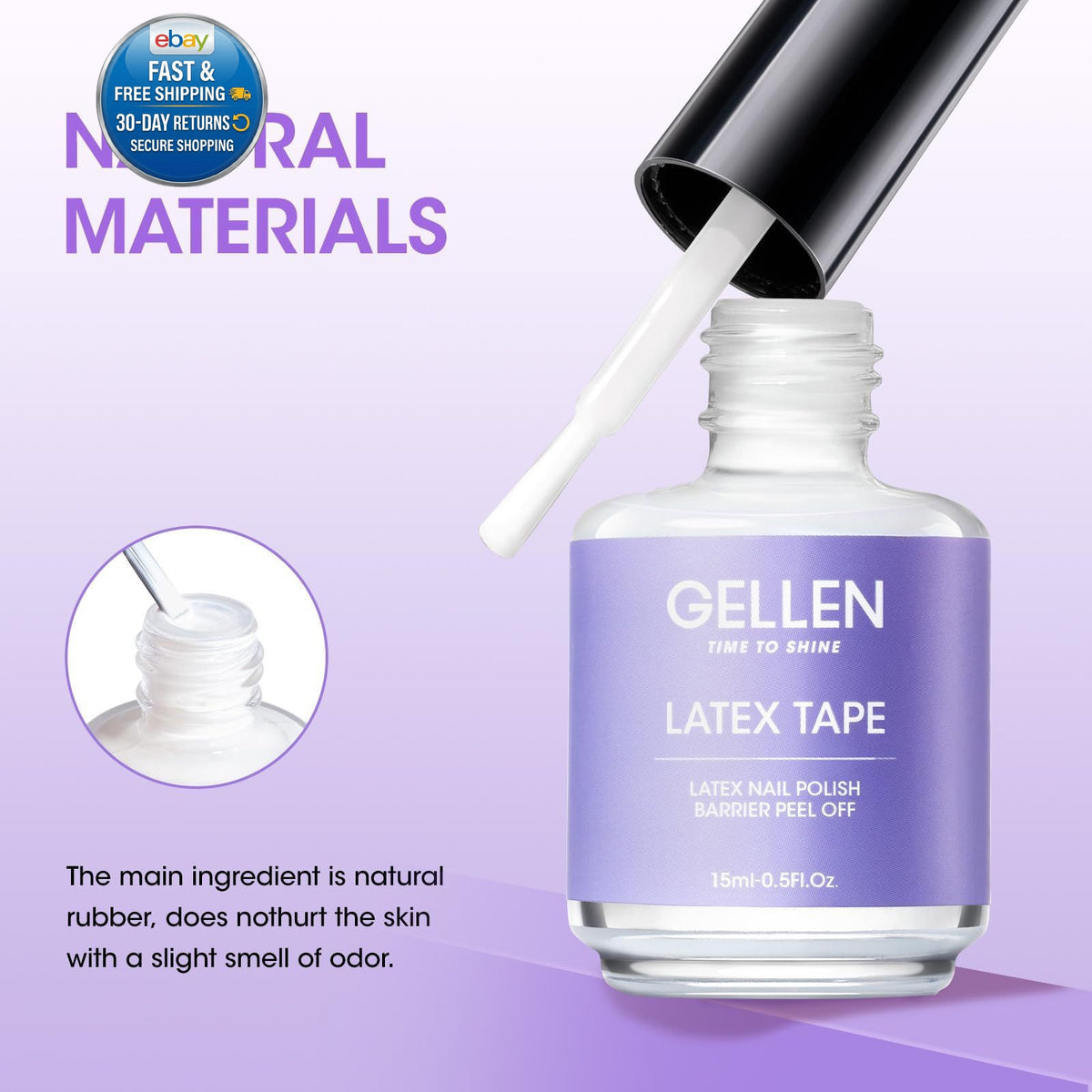 Liquid Latex for Nails 2 Pack, Peel Off Barrier for Nail Art, 1 Fl Oz