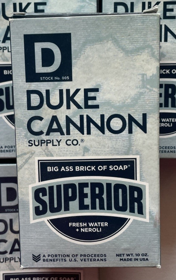 Duke Cannon Big Brick of Soap - Fresh Water & Neroli 10 oz Bar