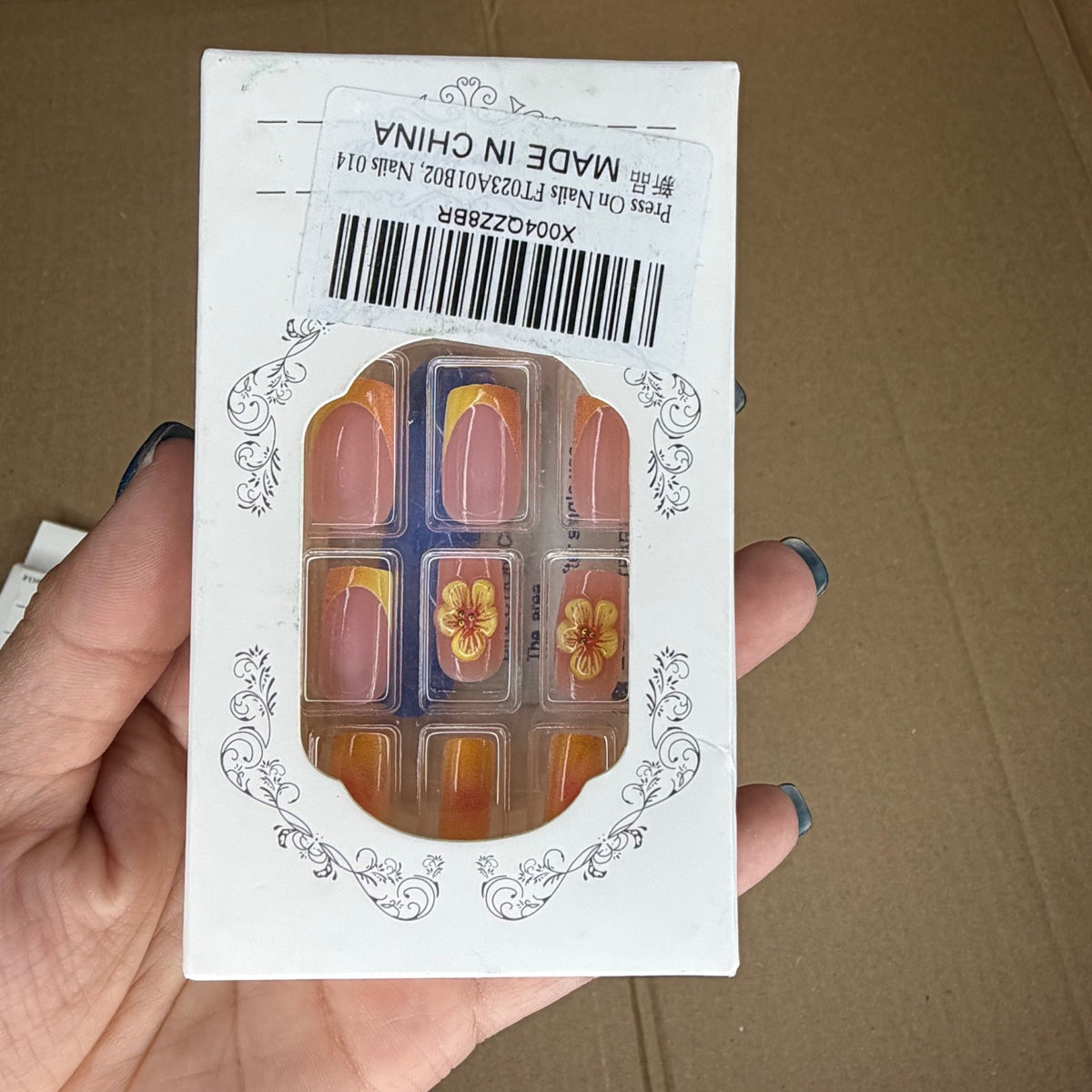 3 Boxes of 24 Reusable Press-On Nail Sets - Variety Styles, Easy to Apply & Remove