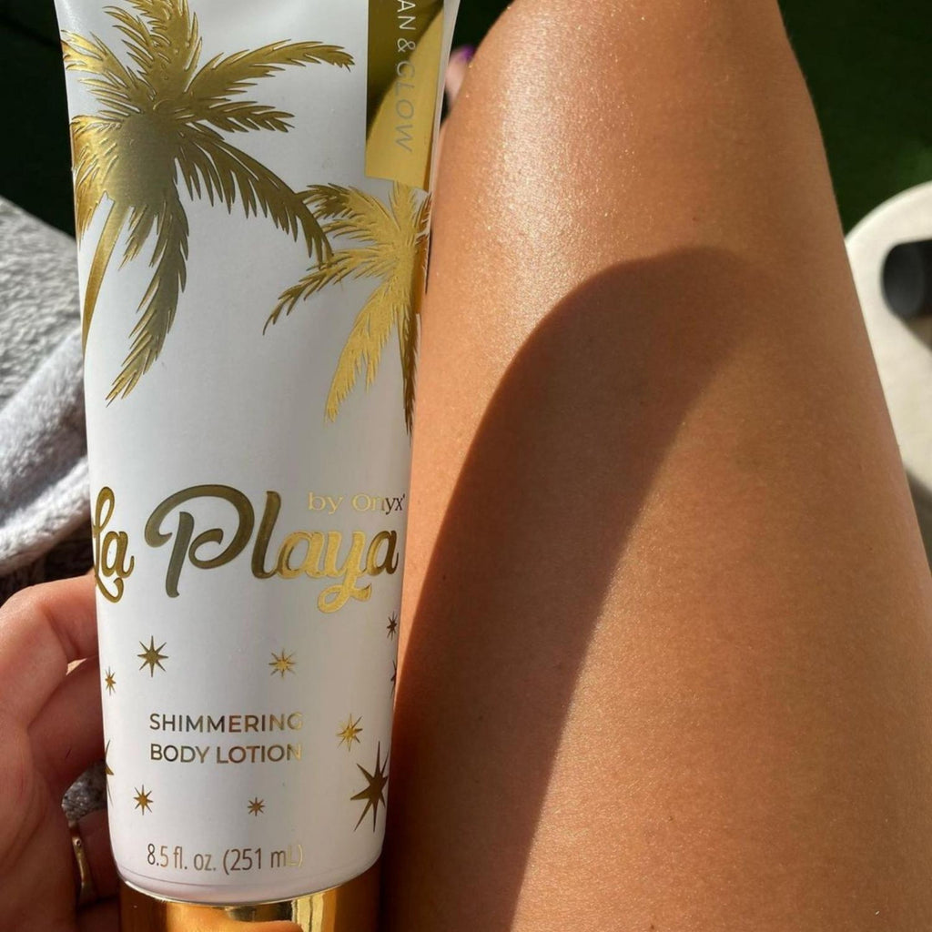 Onyx La Playa After Sun Lotion with Shimmer for Hydrated Skin 8.5 fl oz
