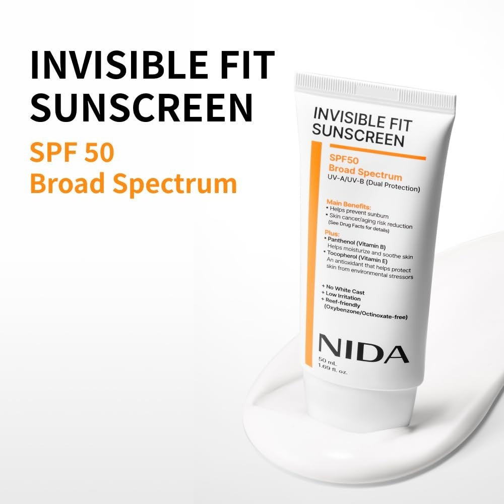 SPF 50 Broad Spectrum Sunscreen Lotion No White Cast Hydrating UV Protection