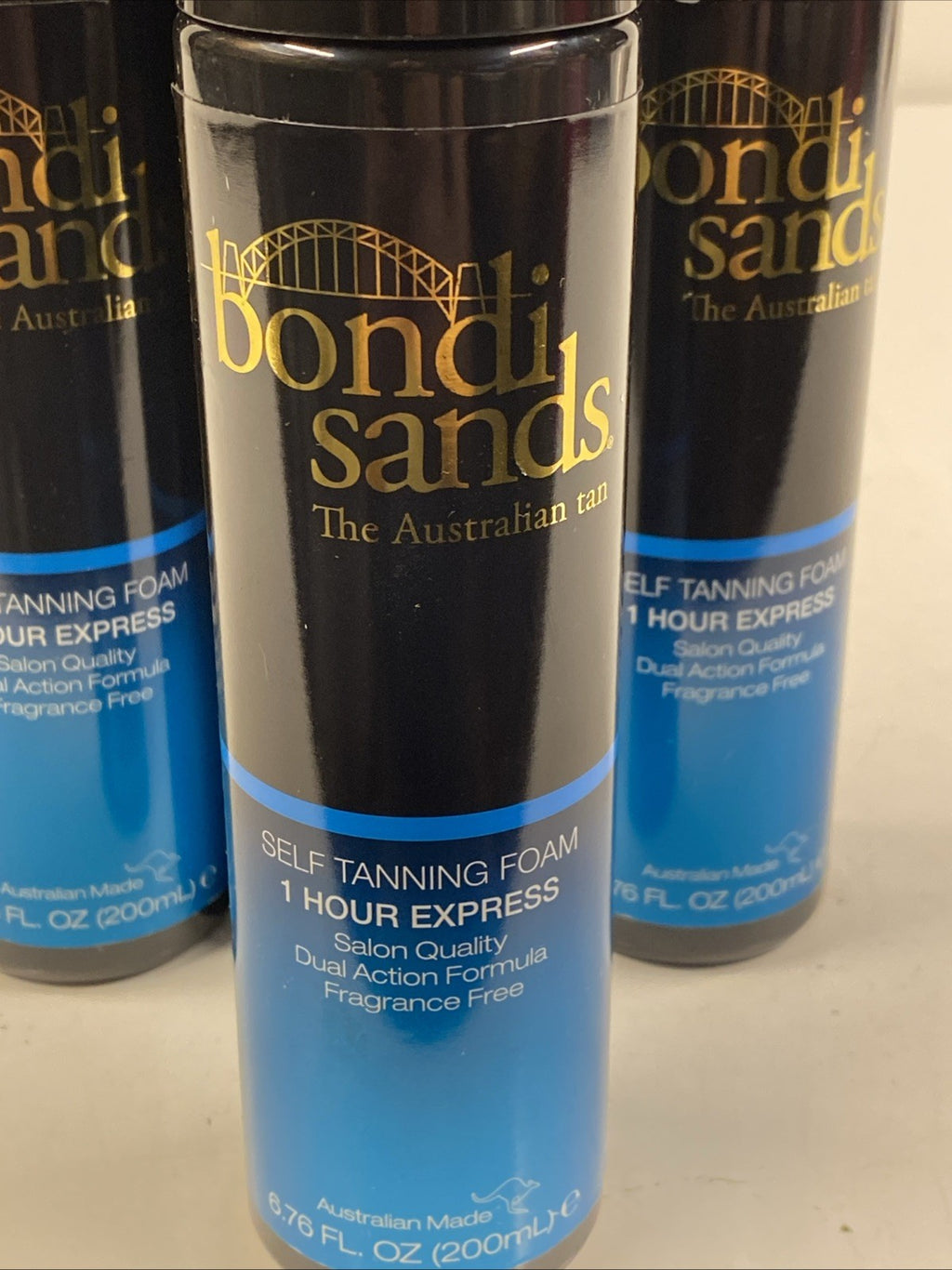 4-Pack Self Tanning Foam 1 Hour Express - Bondi Sands 6.76 Fl Oz