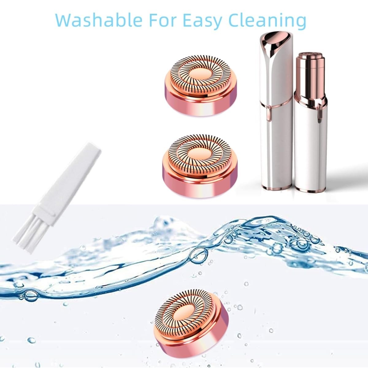 Facial Hair Remover Replacement Heads Gen 2 for Finishing Touch Flawless