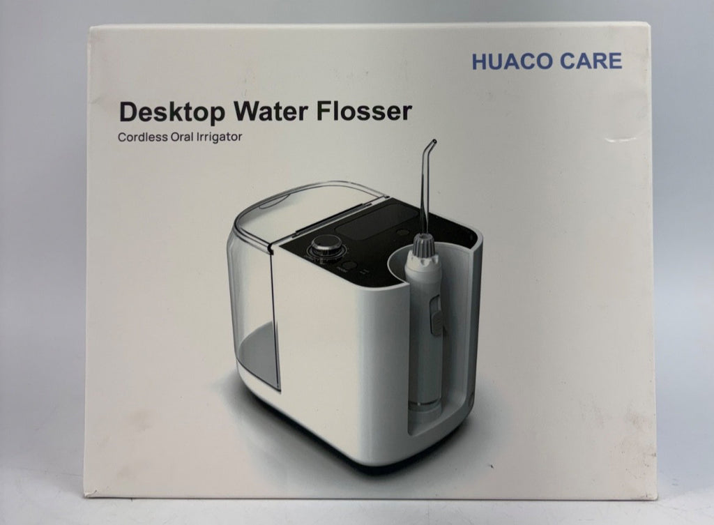 Large Capacity Water Flosser with UV Sanitizer Light - 900ML Oral Irrigator