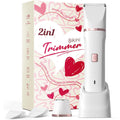 Women’s 2-in-1 Bikini & Face Hair Trimmer Waterproof Electric Razor