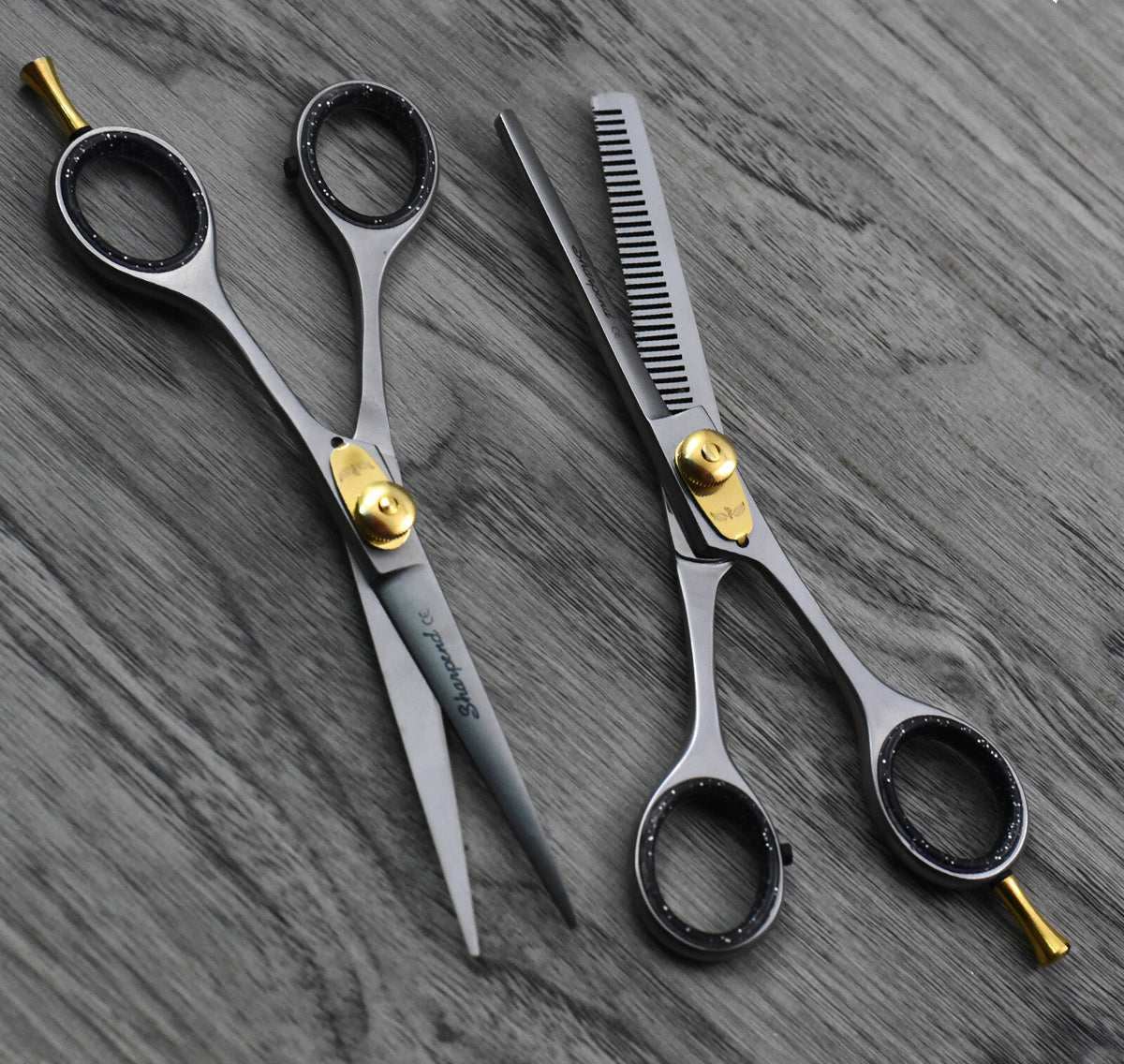 Professional Japanese Stainless Steel Hair Cutting Shears Set - 6 Inch Barber Scissors Kit
