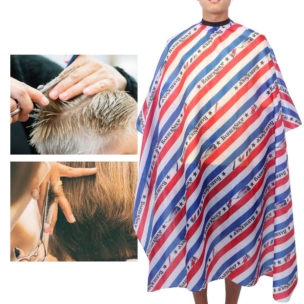 Professional Hair Cutting Cape with Adjustable Clips for Salons & Barbershops