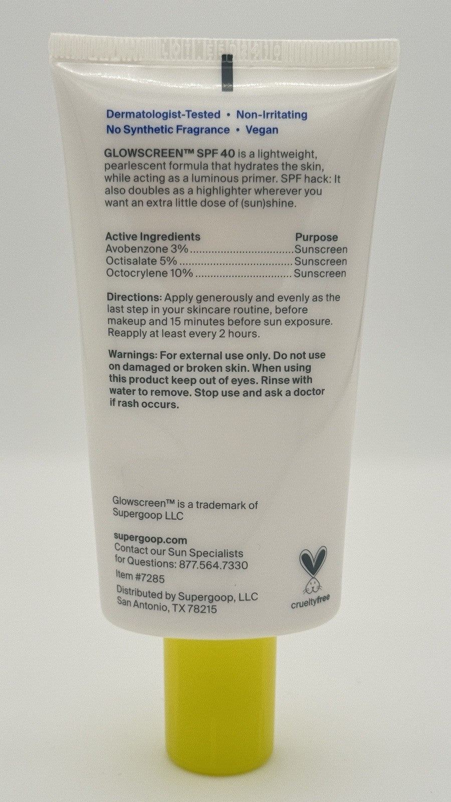 Supergoop Glow Screen SPF 40 Sunrise Sunscreen with Sheer Glow - 2.5 Oz Jumbo
