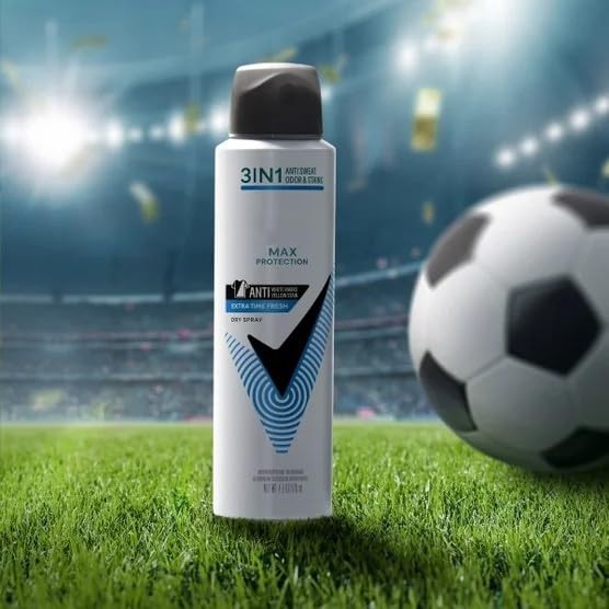 Men's Antiperspirant Deodorant Spray - Extra Time Fresh Scent, 4.8oz, Pack of 4