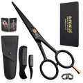Professional 5-Inch Beard & Mustache Scissors - High Carbon Stainless Steel