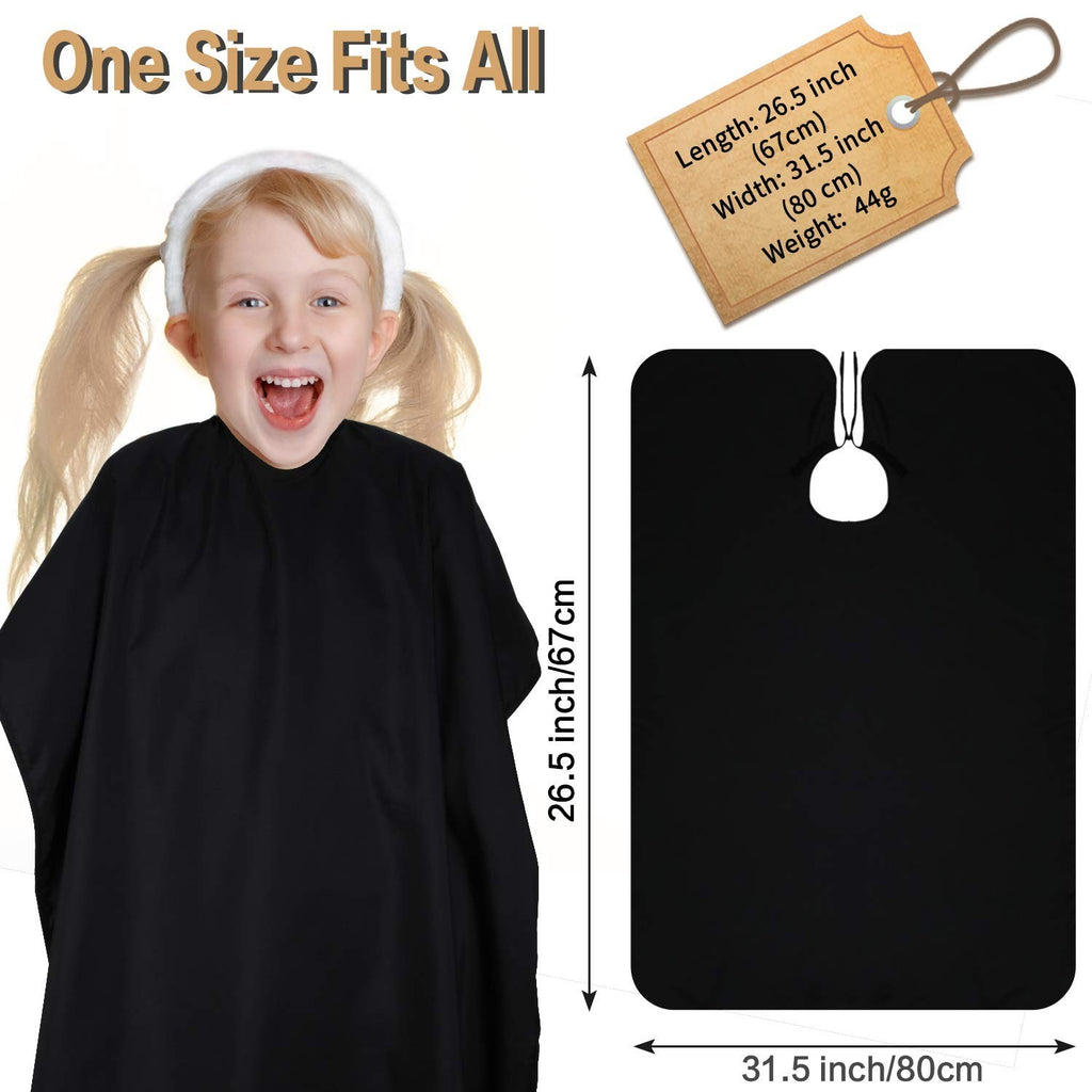 Kids Waterproof Hair Cutting Cape 2 Pcs Adjustable Salon Stylist Aprons