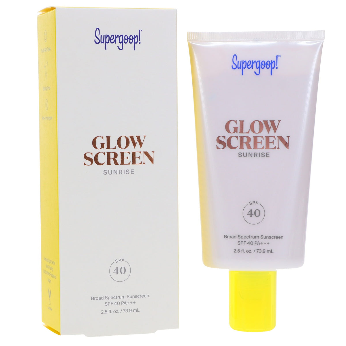 Supergoop! Glowscreen Sunrise SPF 40 Hydrating Sunscreen 2.5 oz