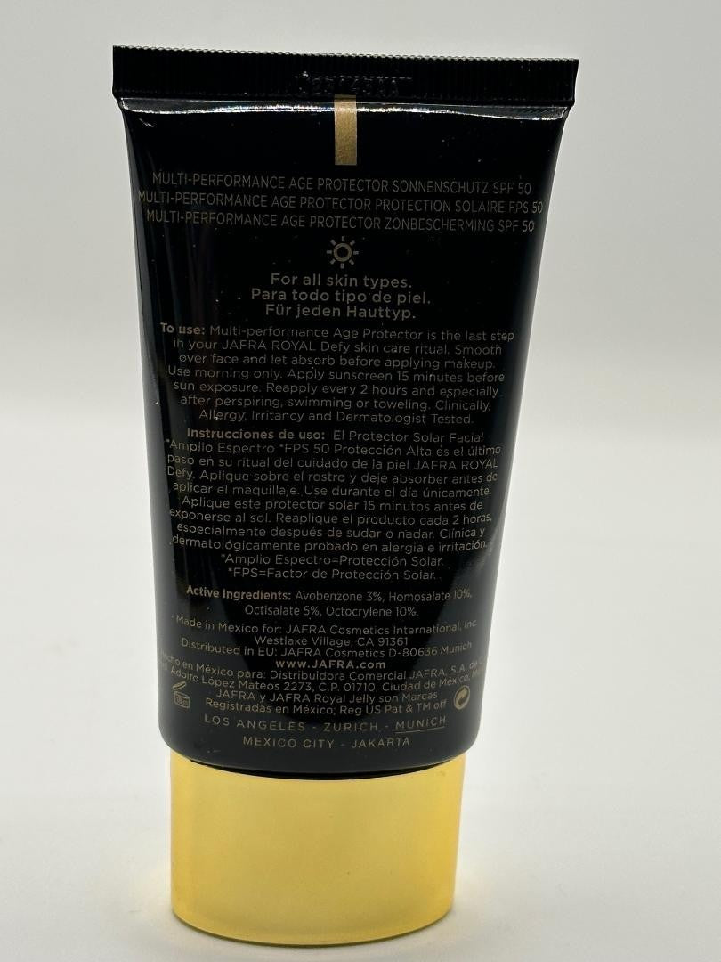 Sunscreen SPF 50 Broad Spectrum Age Defense Moisturizer with Royal Jelly